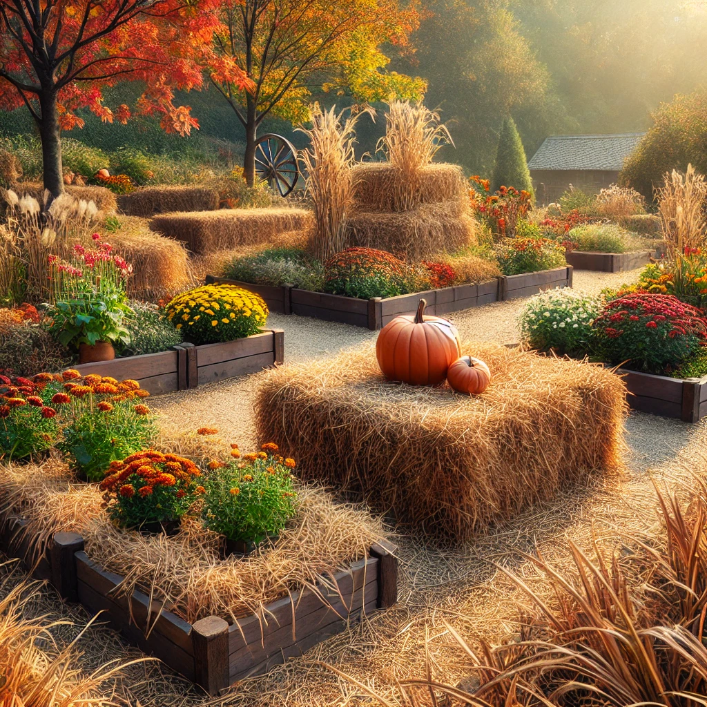 Add Texture with Hay and Straw