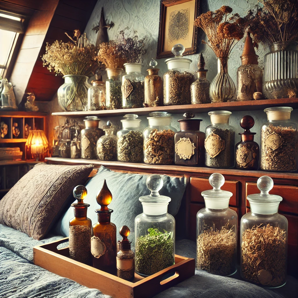 . Apothecary Jars and Bottles