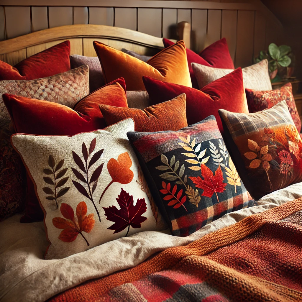 Autumnal Throw Pillows