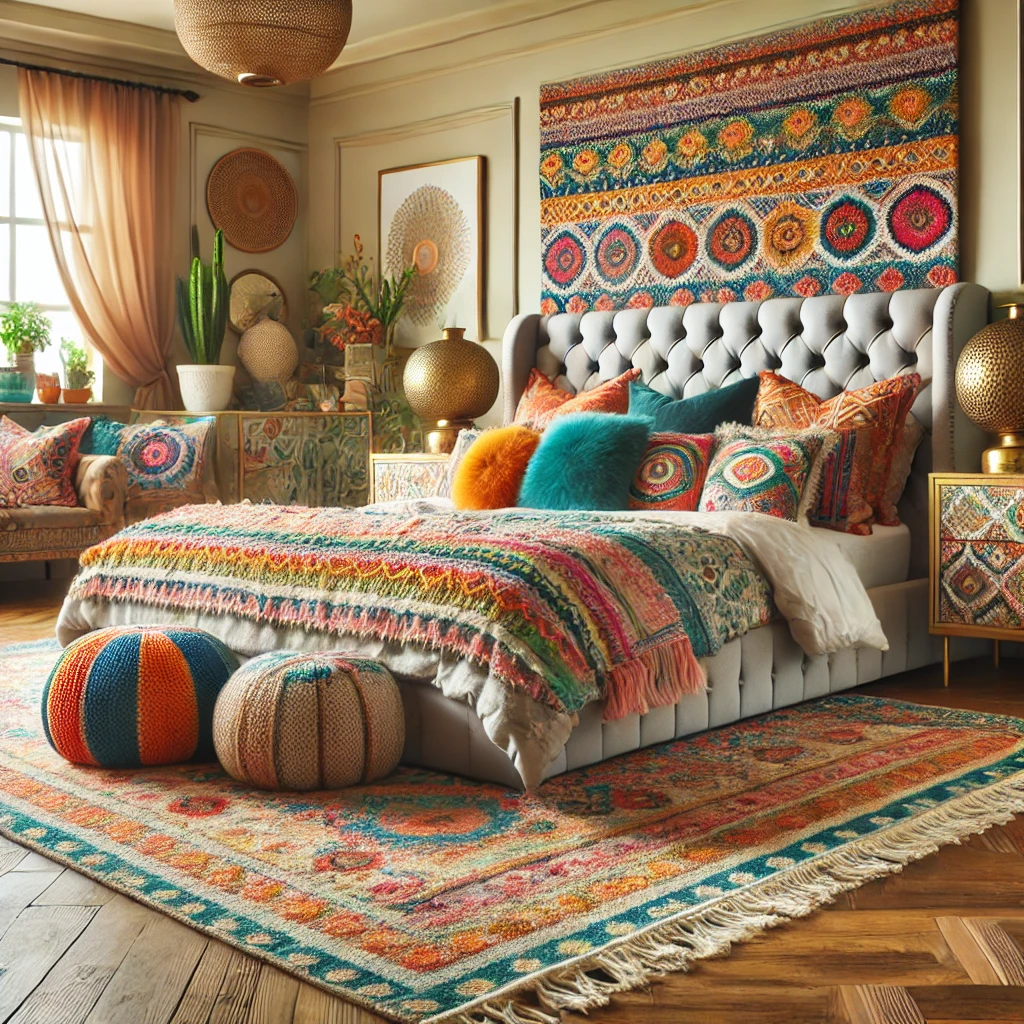 Boho Beauty living room design idea