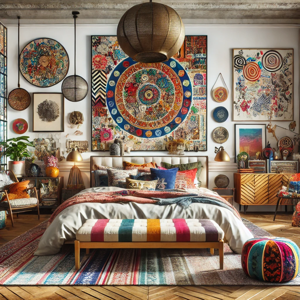 Eclectic Mix living room design idea