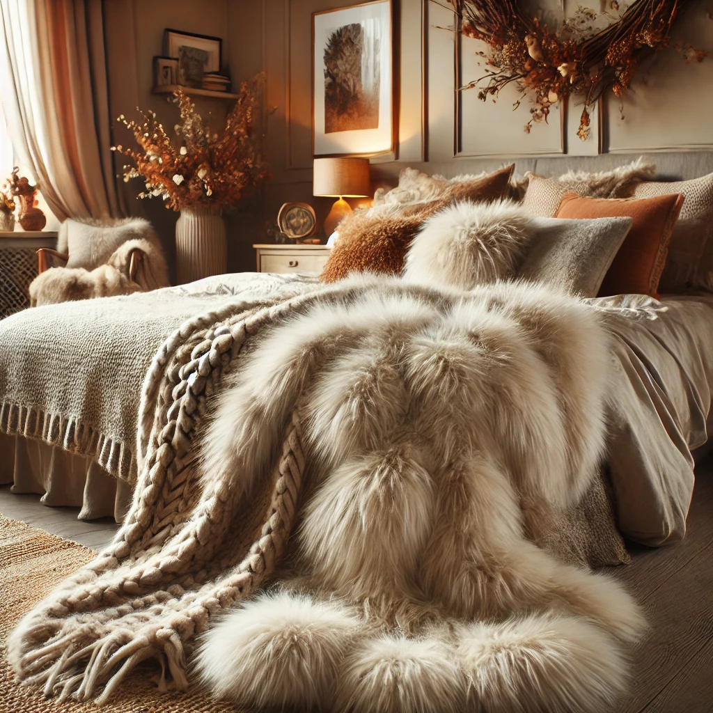 Faux Fur Throw