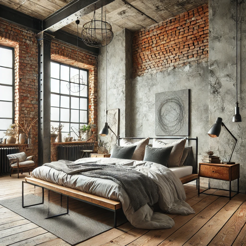 Industrial Chic living room design idea