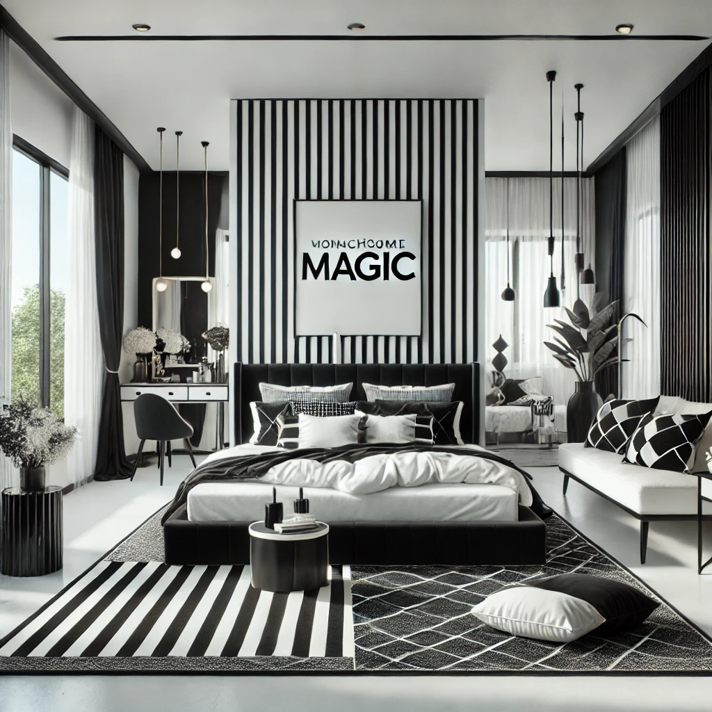 Monochrome Magic living room design idea