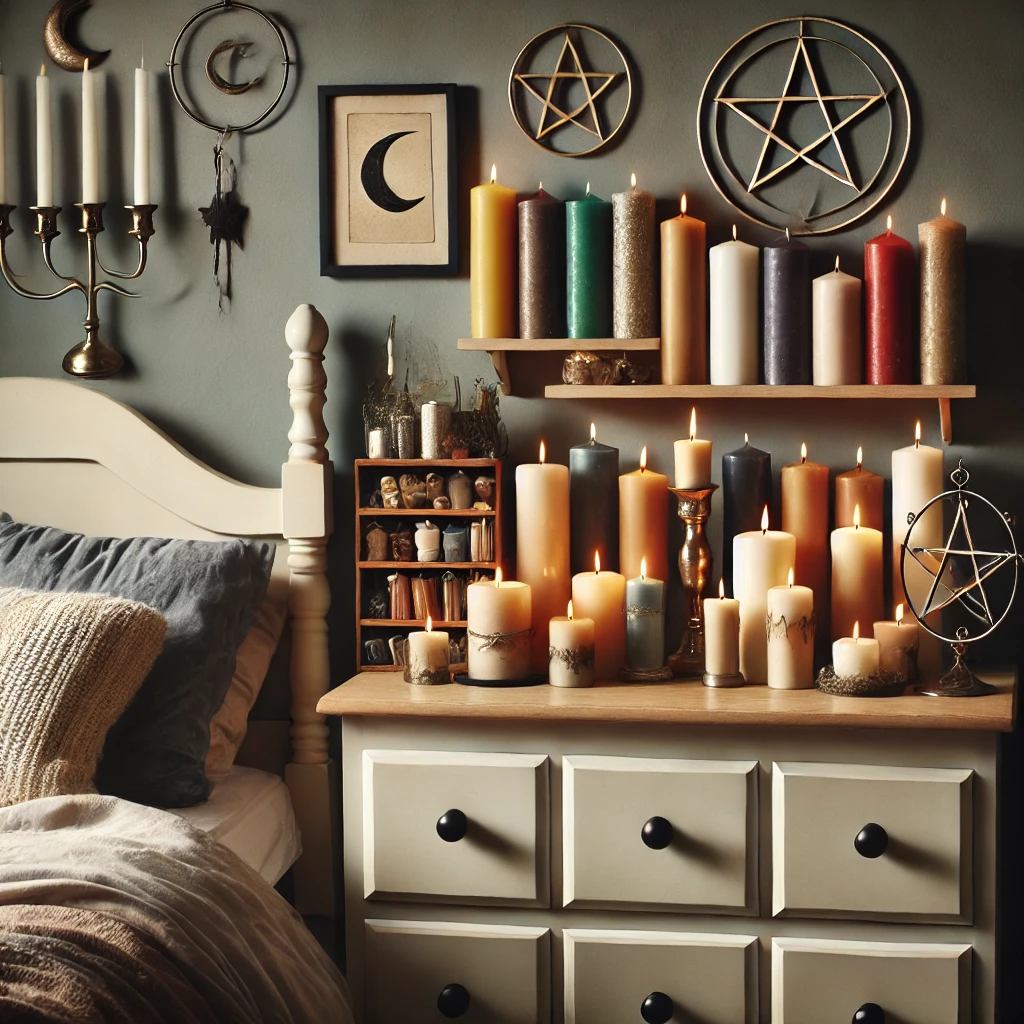 Spell Candle Displays