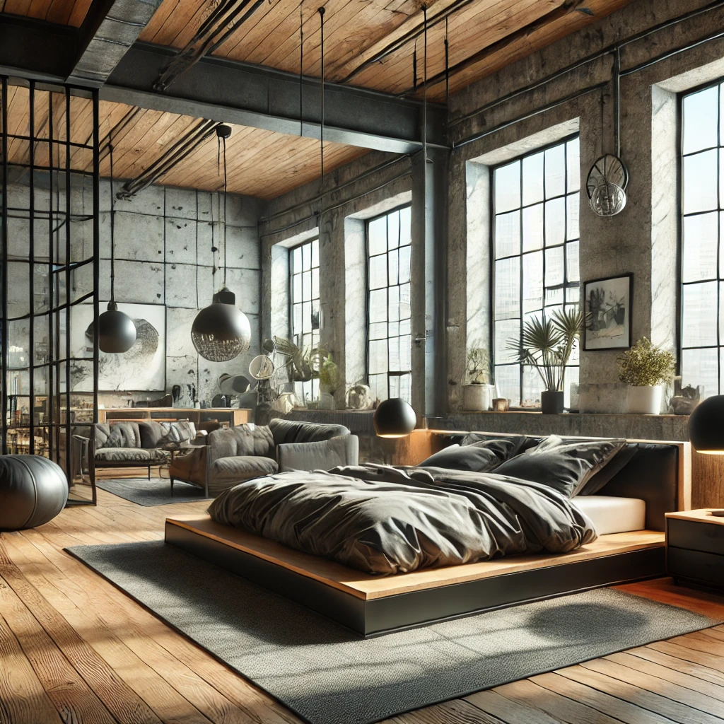 Urban Loft living room design idea