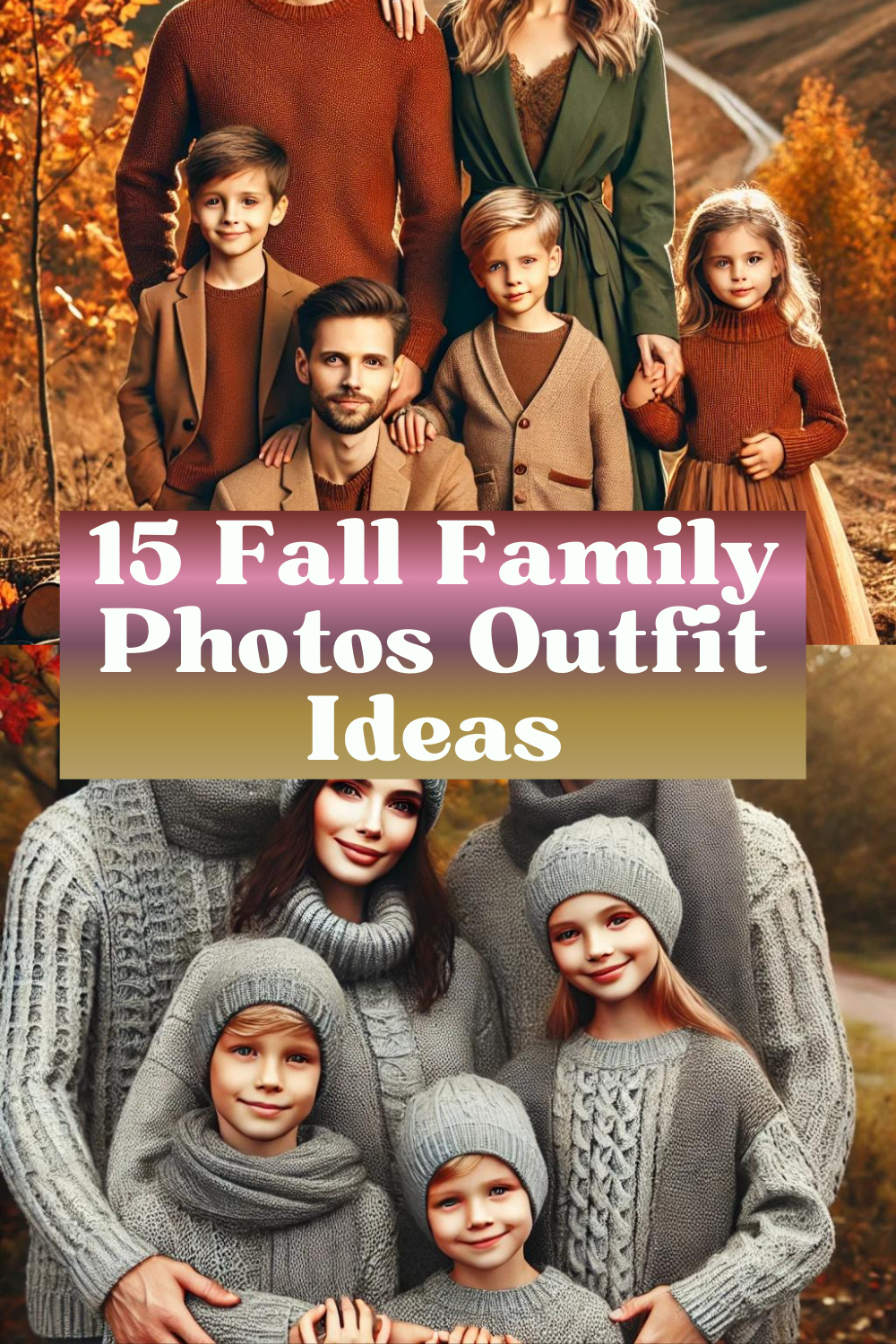 15 Fall Family Photos Outfit Ideas