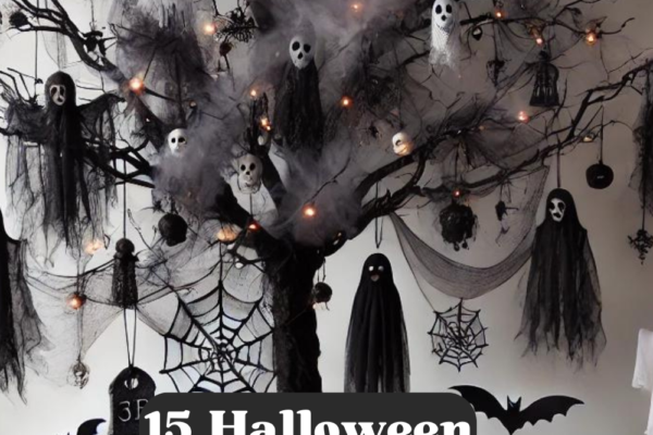 15 Halloween witchy trees decoration ideas