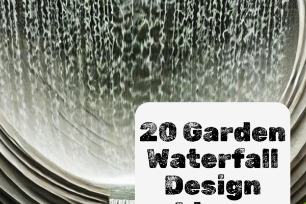 20 Garden Waterfall Design Ideas