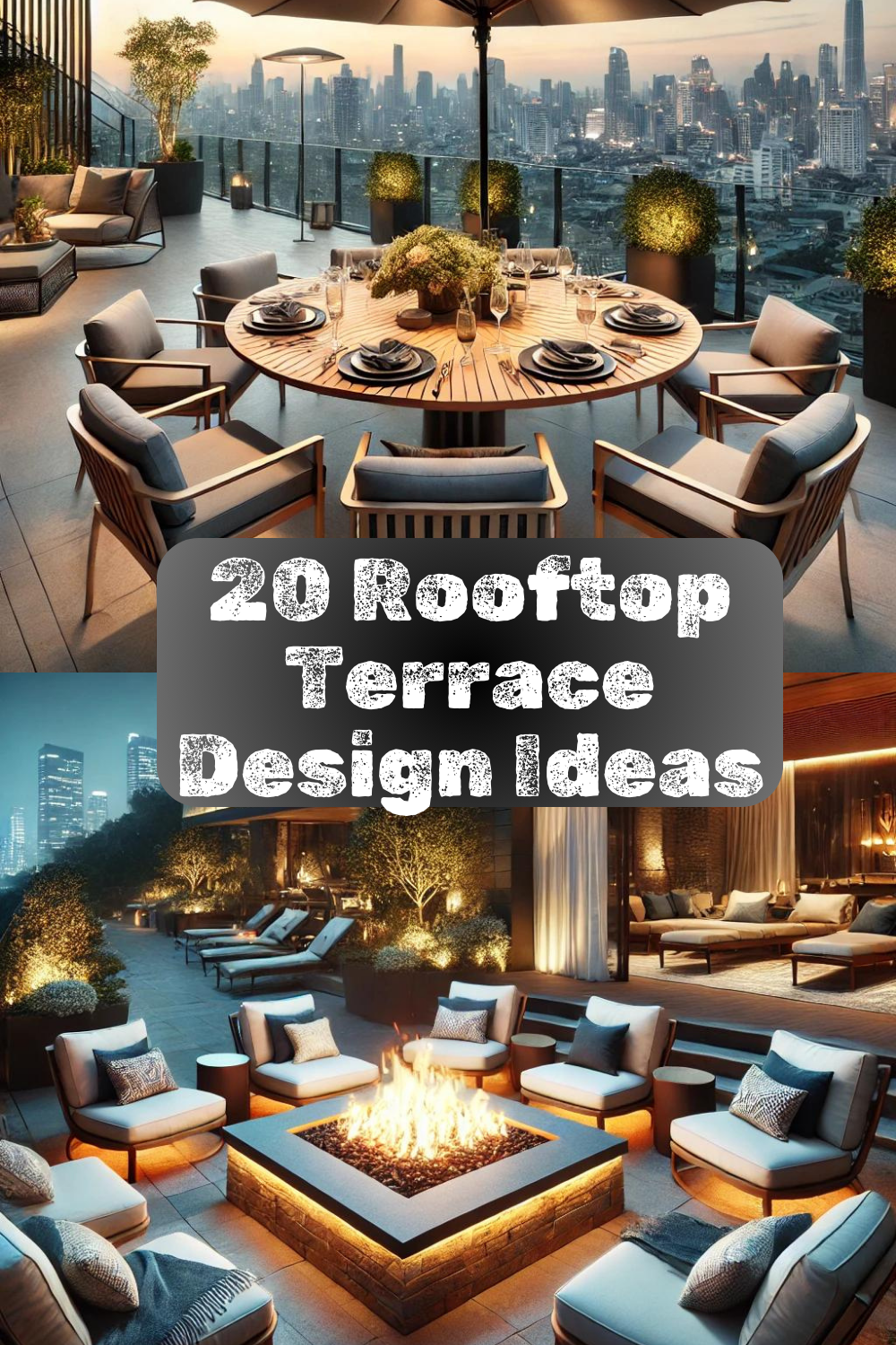 20 Rooftop Terrace Design Ideas