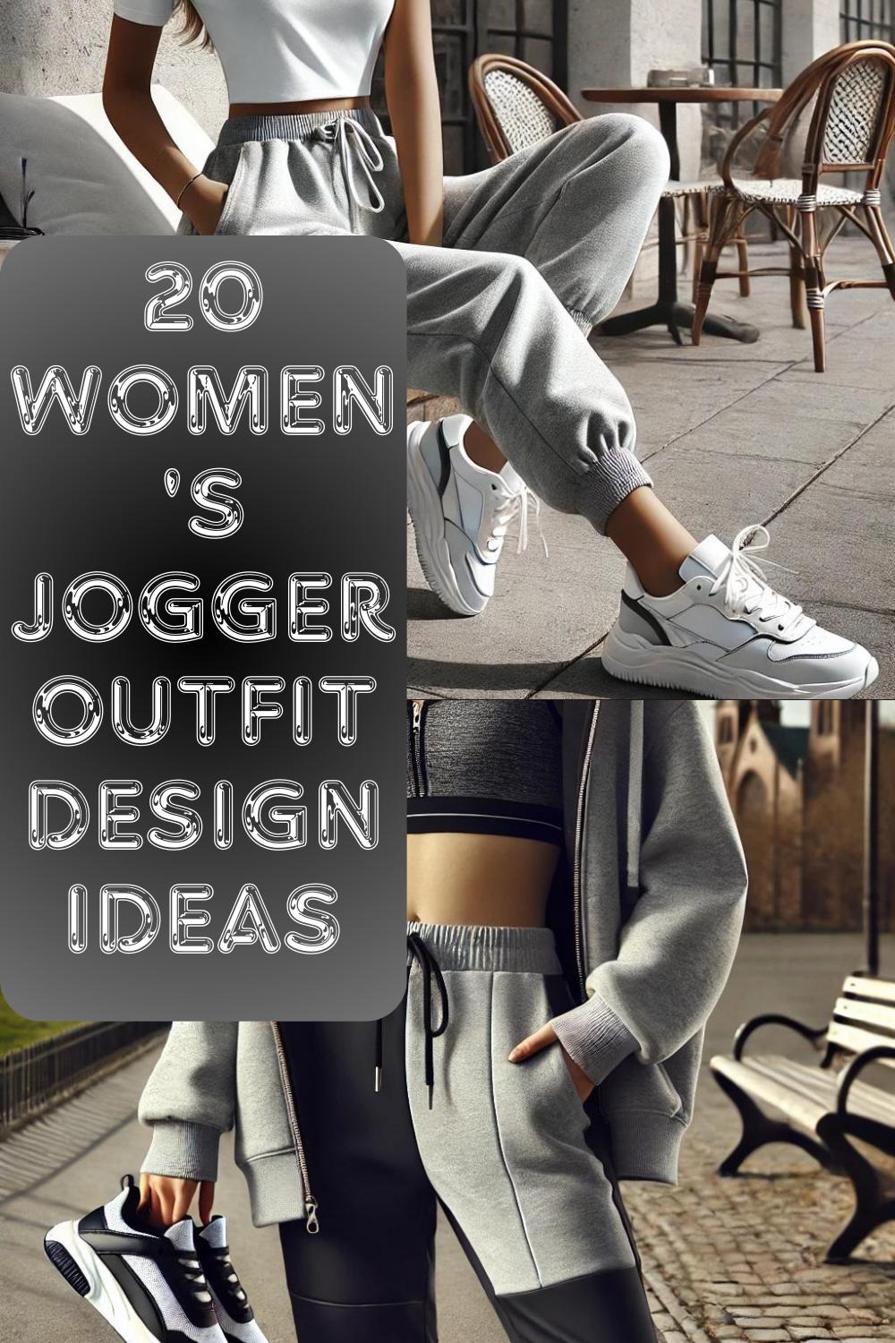 20 Women's Jogger Outfit Design Ideas