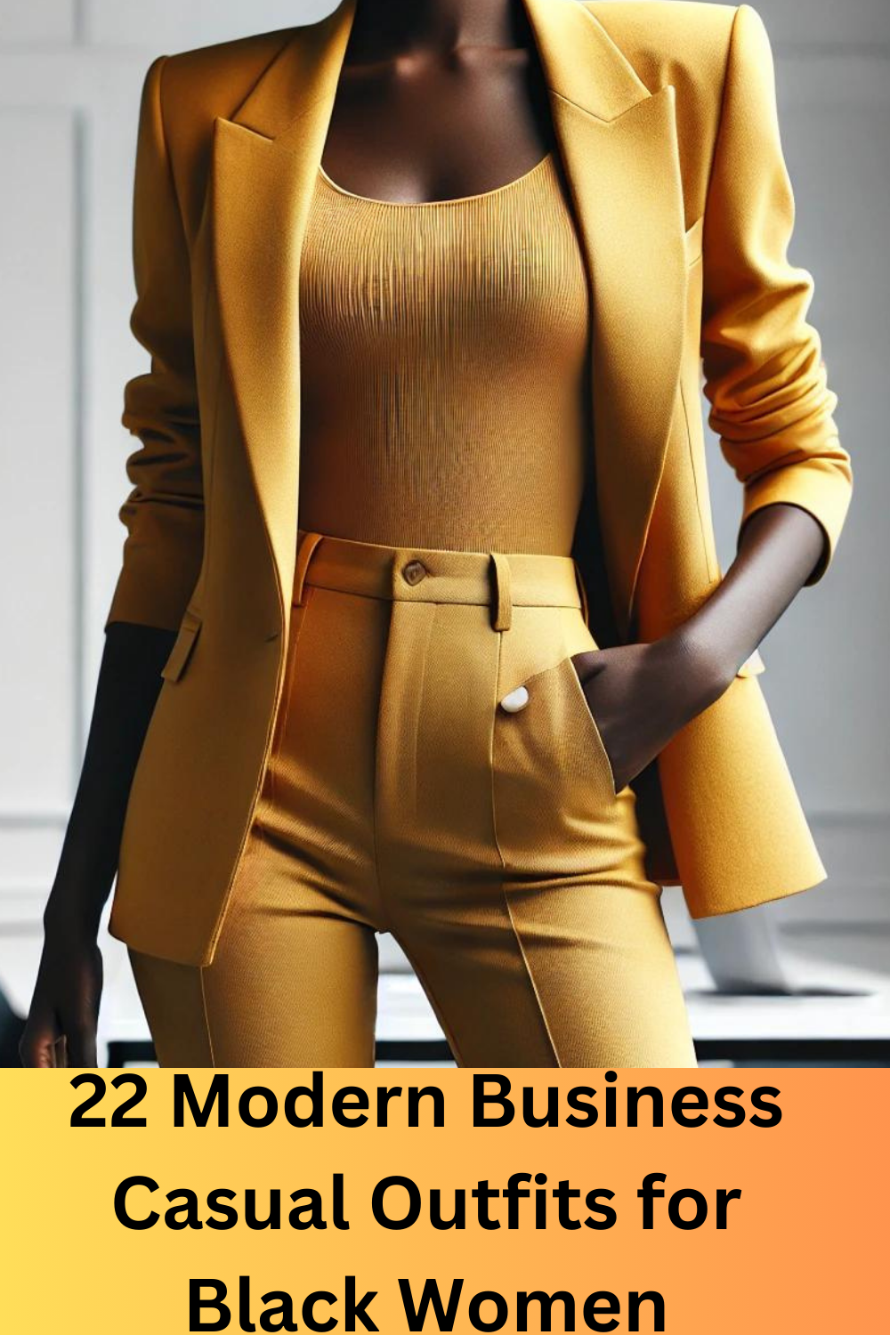 22 Modern Business Casual Outfits for Black Women22 Modern Business Casual Outfits for Black Women