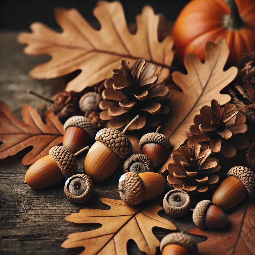 Acorns and Pinecones