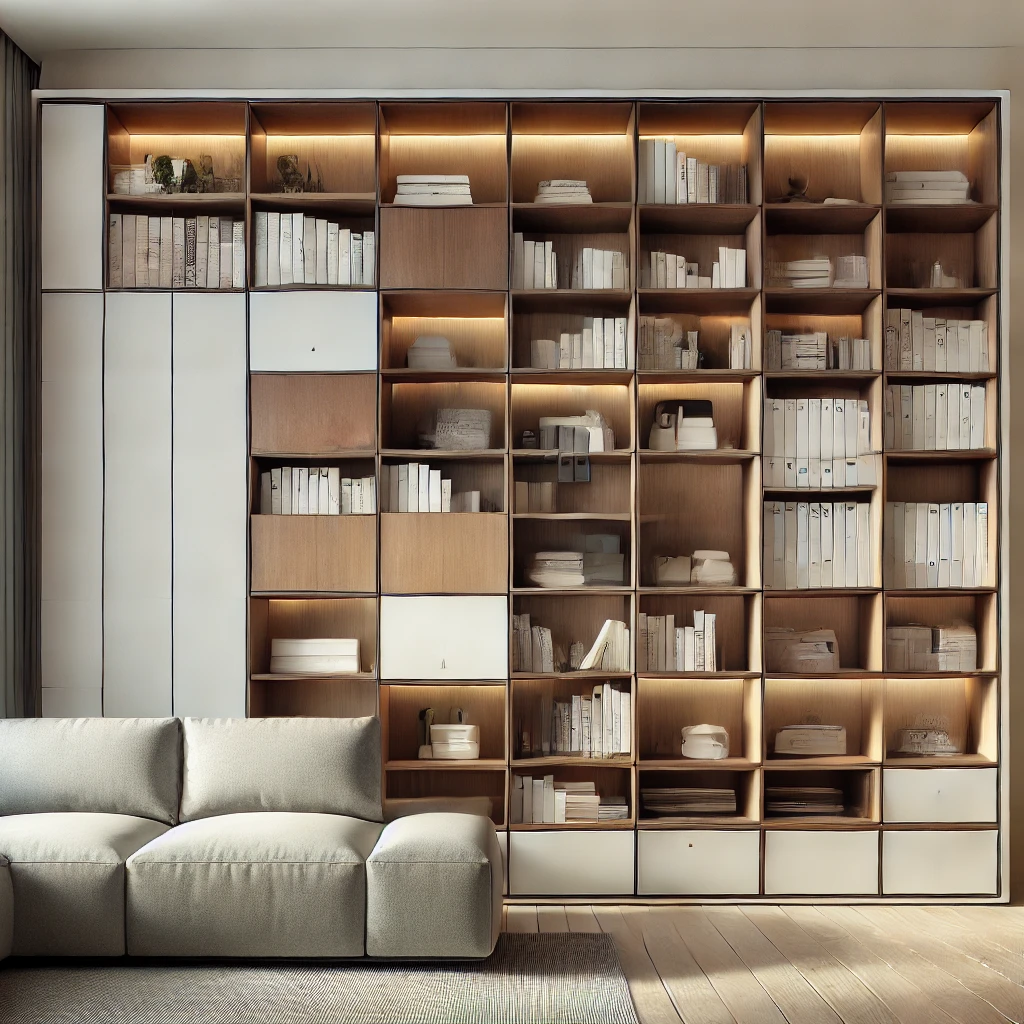 Bookshelves with Hidden Compartments