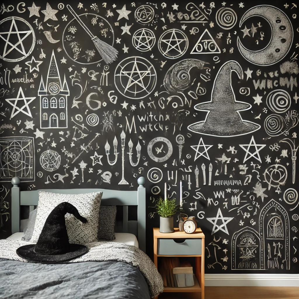 Chalkboard Wall for Spells