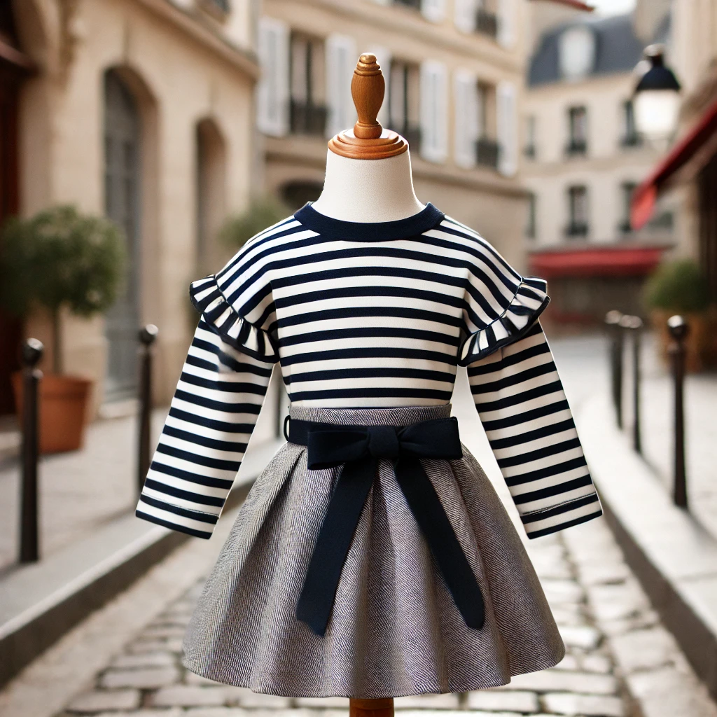 Chic French Striped Tops