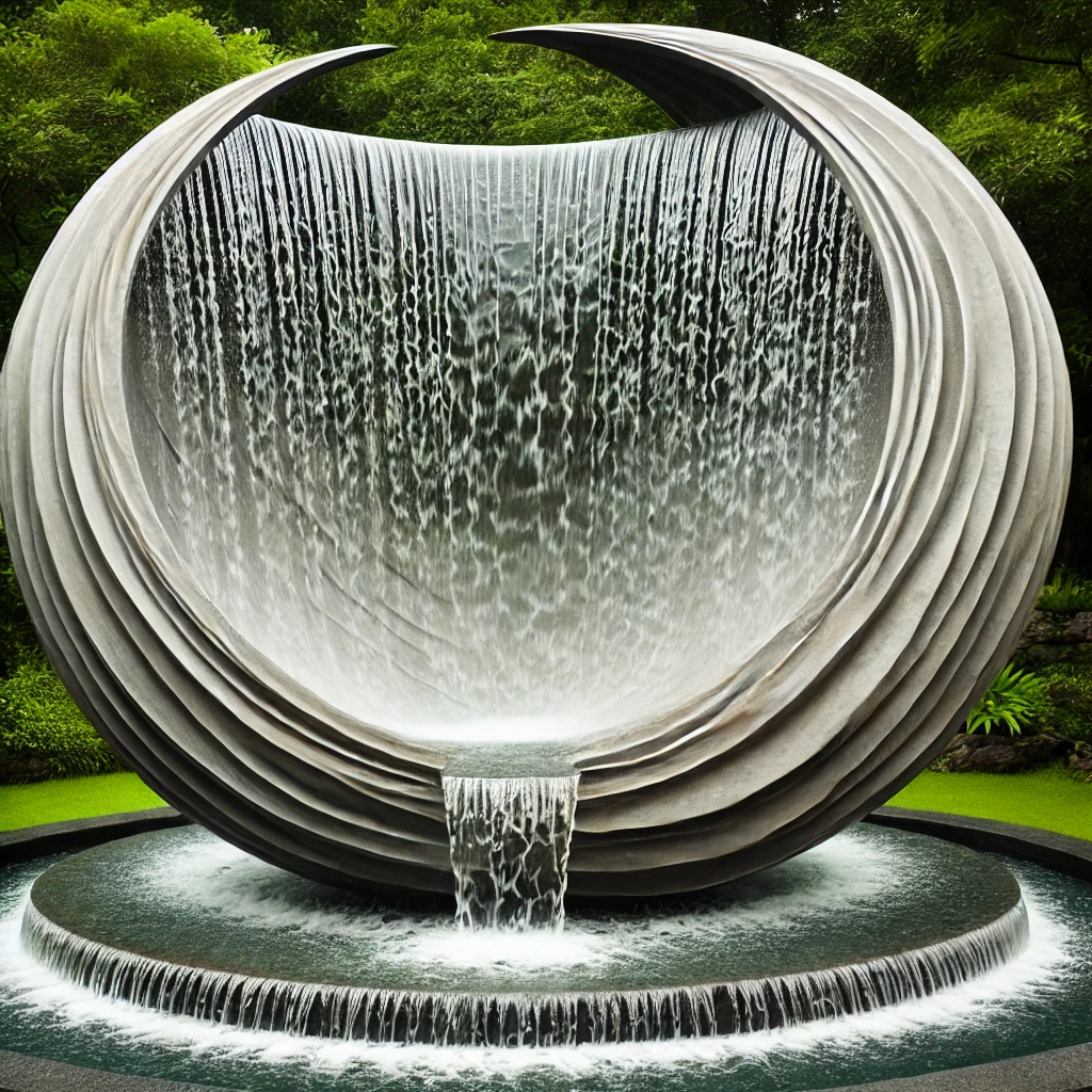 Circular Fountain Waterfall