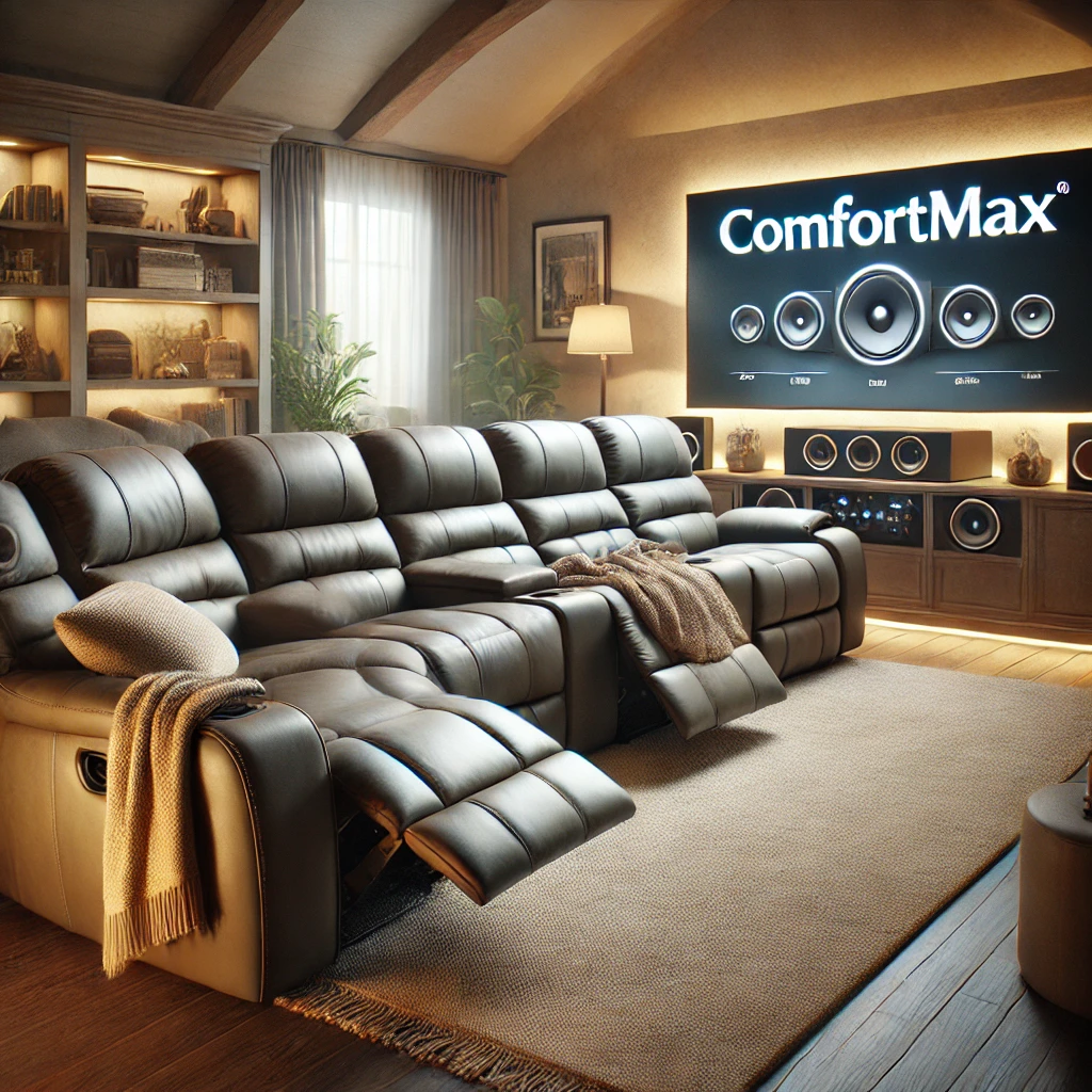 ComfortMax Reclining Sectional with Bass System