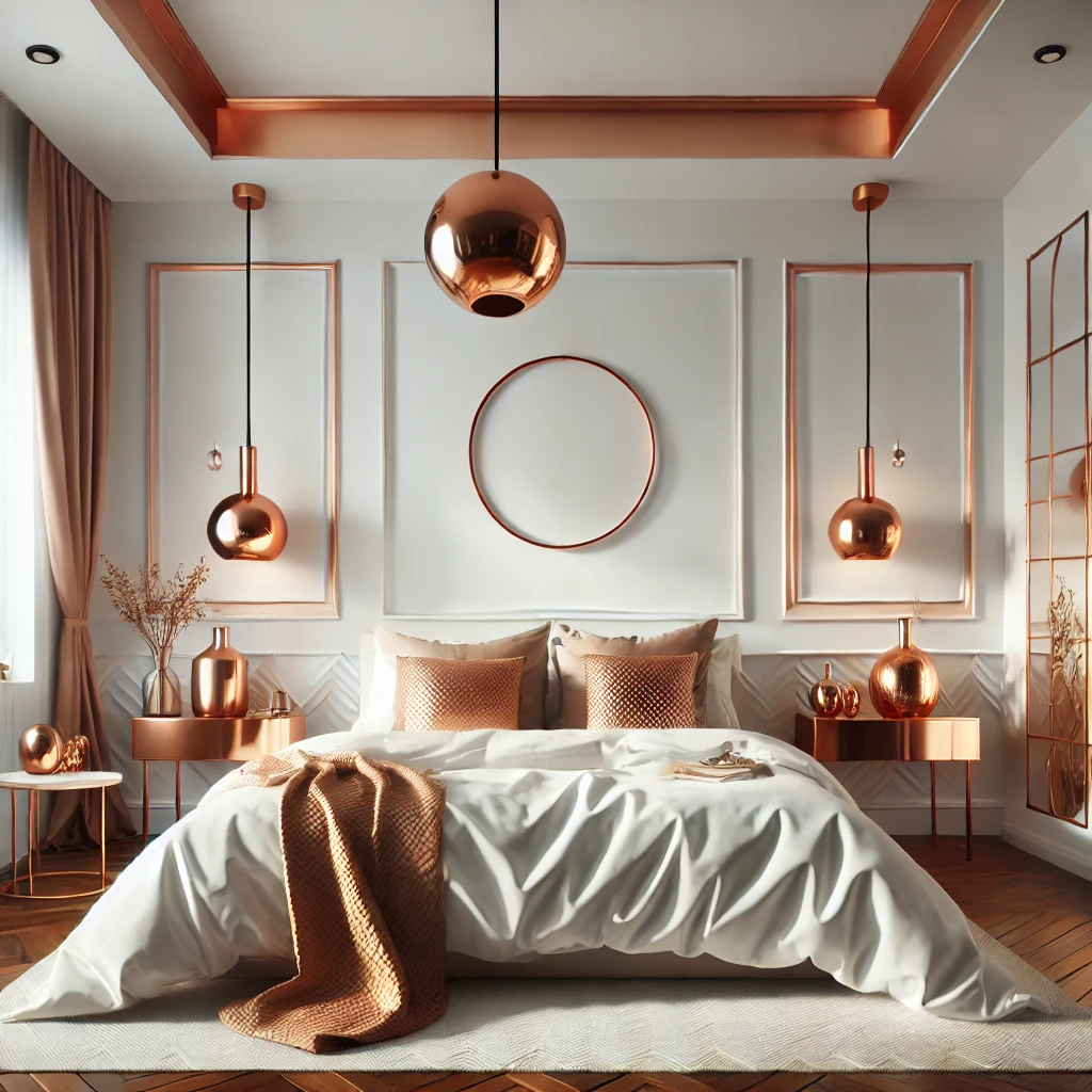 Copper and White