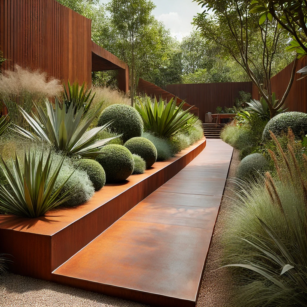 Corten Steel Path