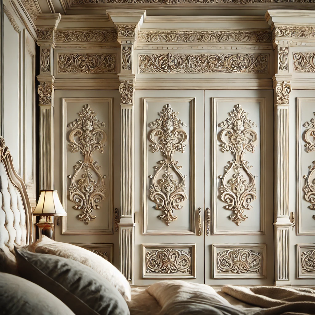 Cupboards with Decorative Moldings Classic and Elegant