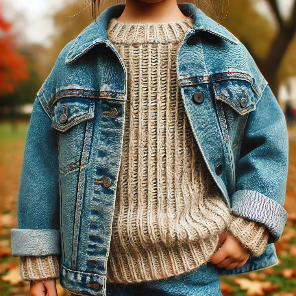 Denim Jackets Over Sweaters