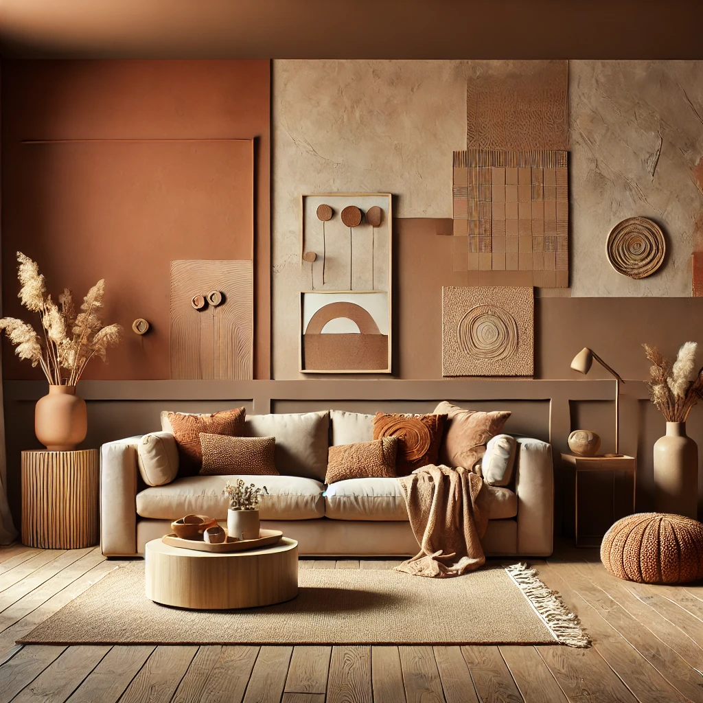 Earthy Elegance Brown and Terracotta