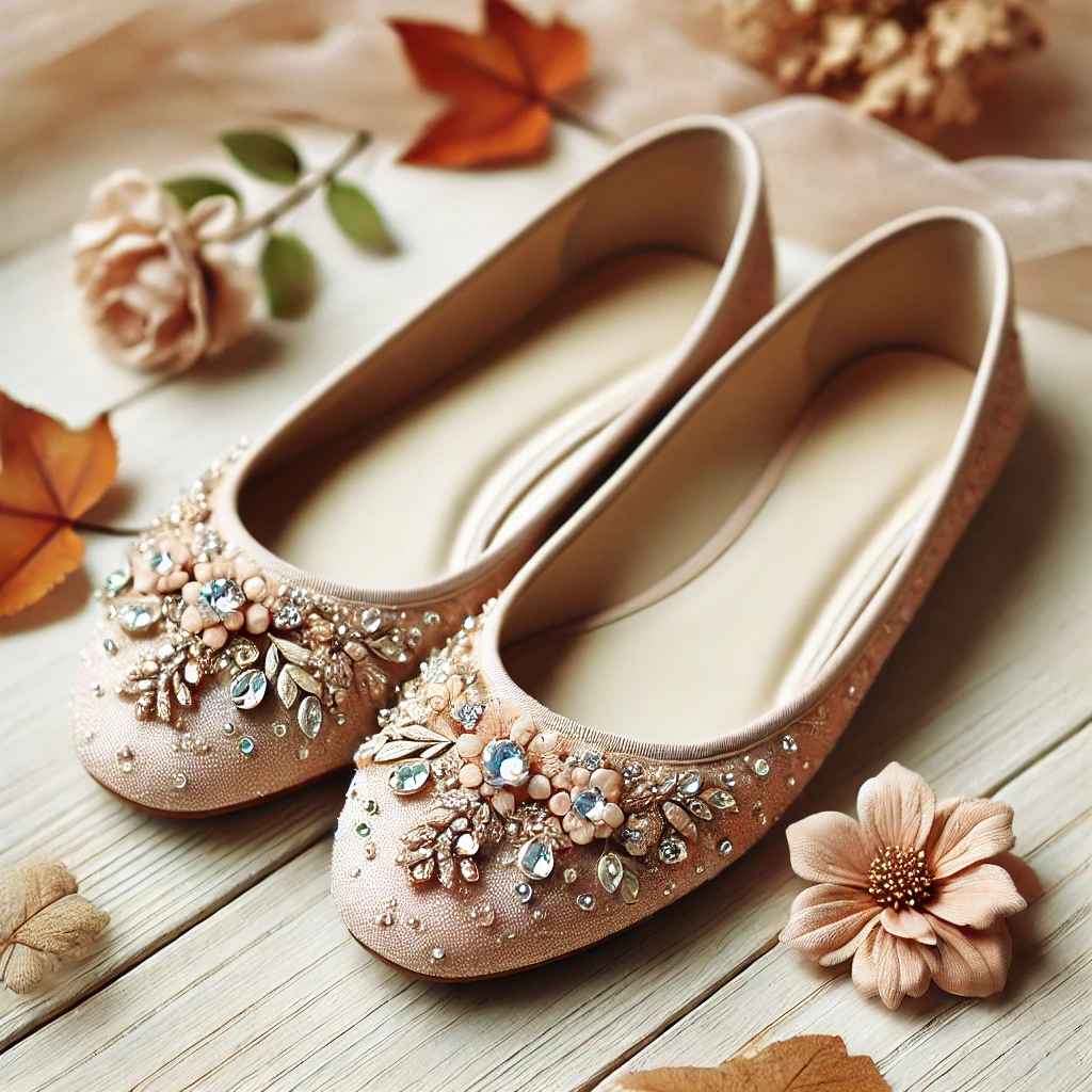 Embellished Ballet Flats Graceful Yet Comfortable