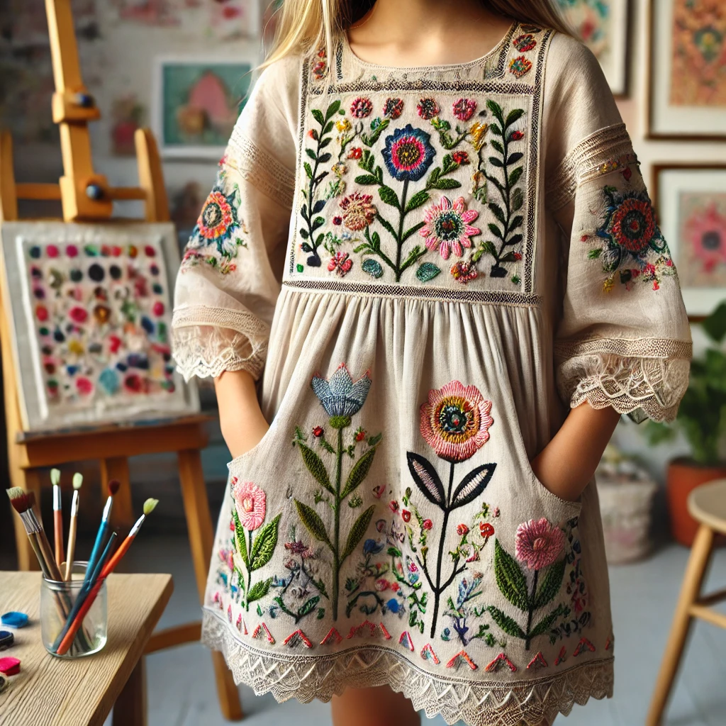 Embroidered Dresses for a Crafty Touch