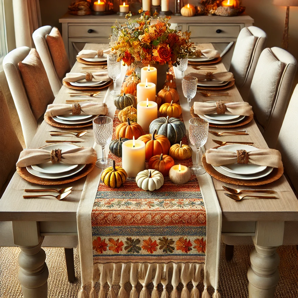 Fall-Themed Table Settings