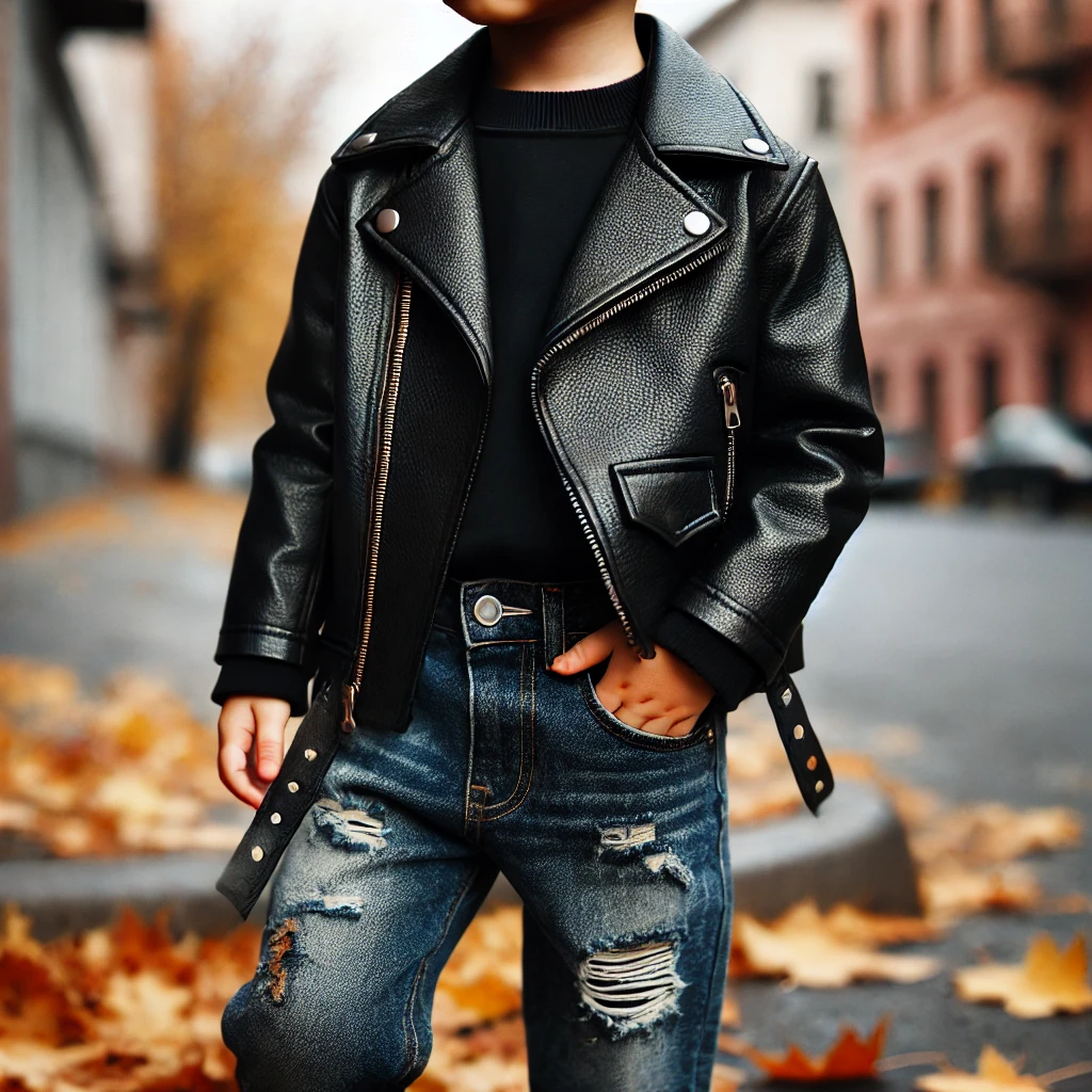 Faux Leather Jackets and Denim