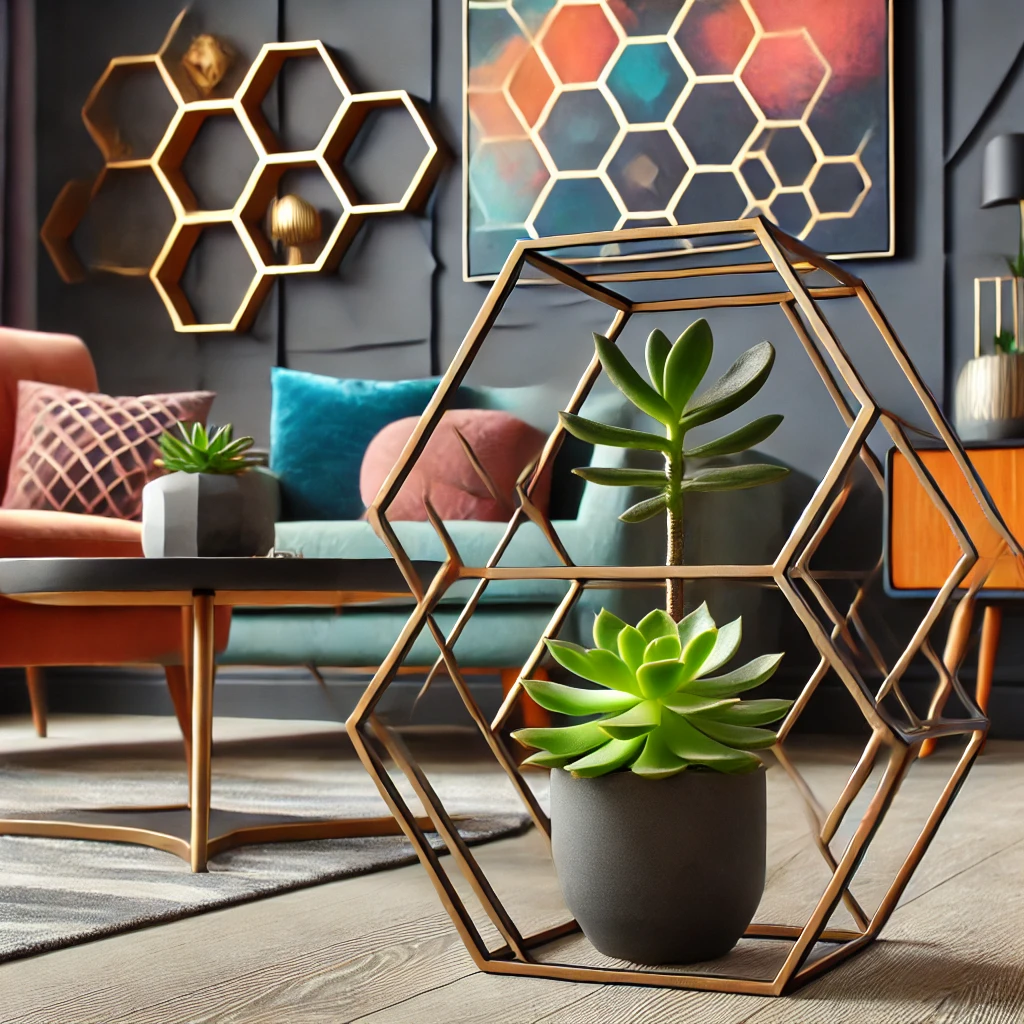 Geometric Plant Stands