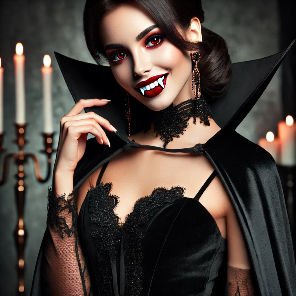 Glamorous Vampire Elegant and Deadly