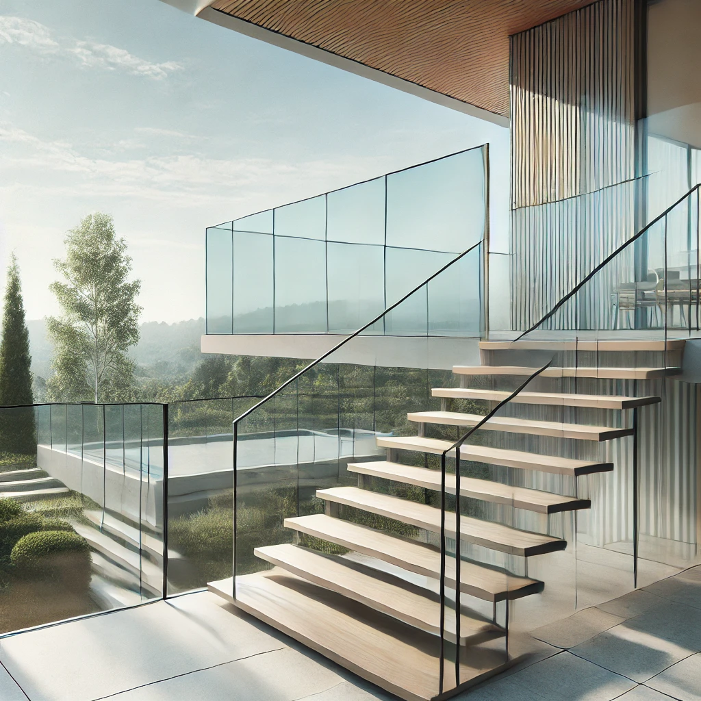 Glass Railing for an Open Feel