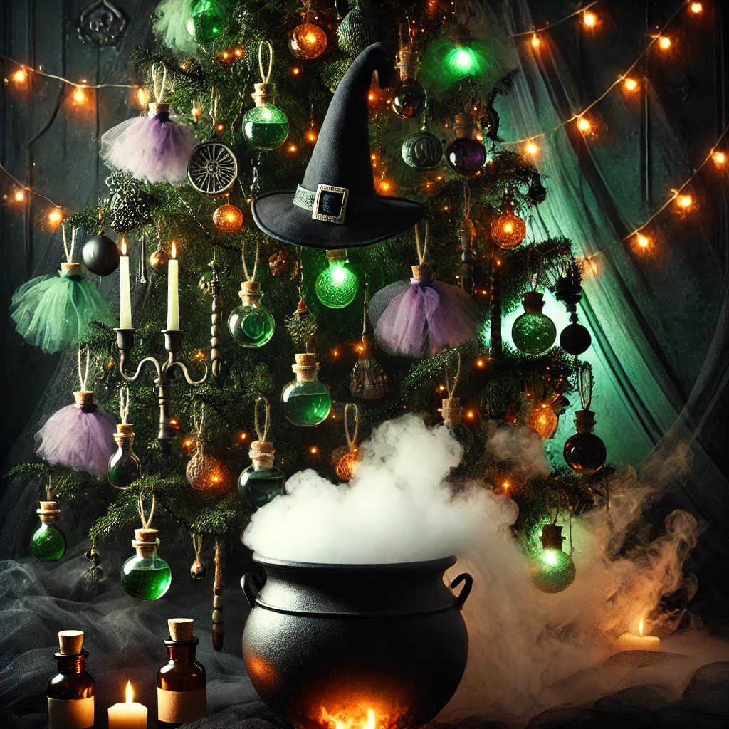 Glowing Witch’s Cauldron Tree