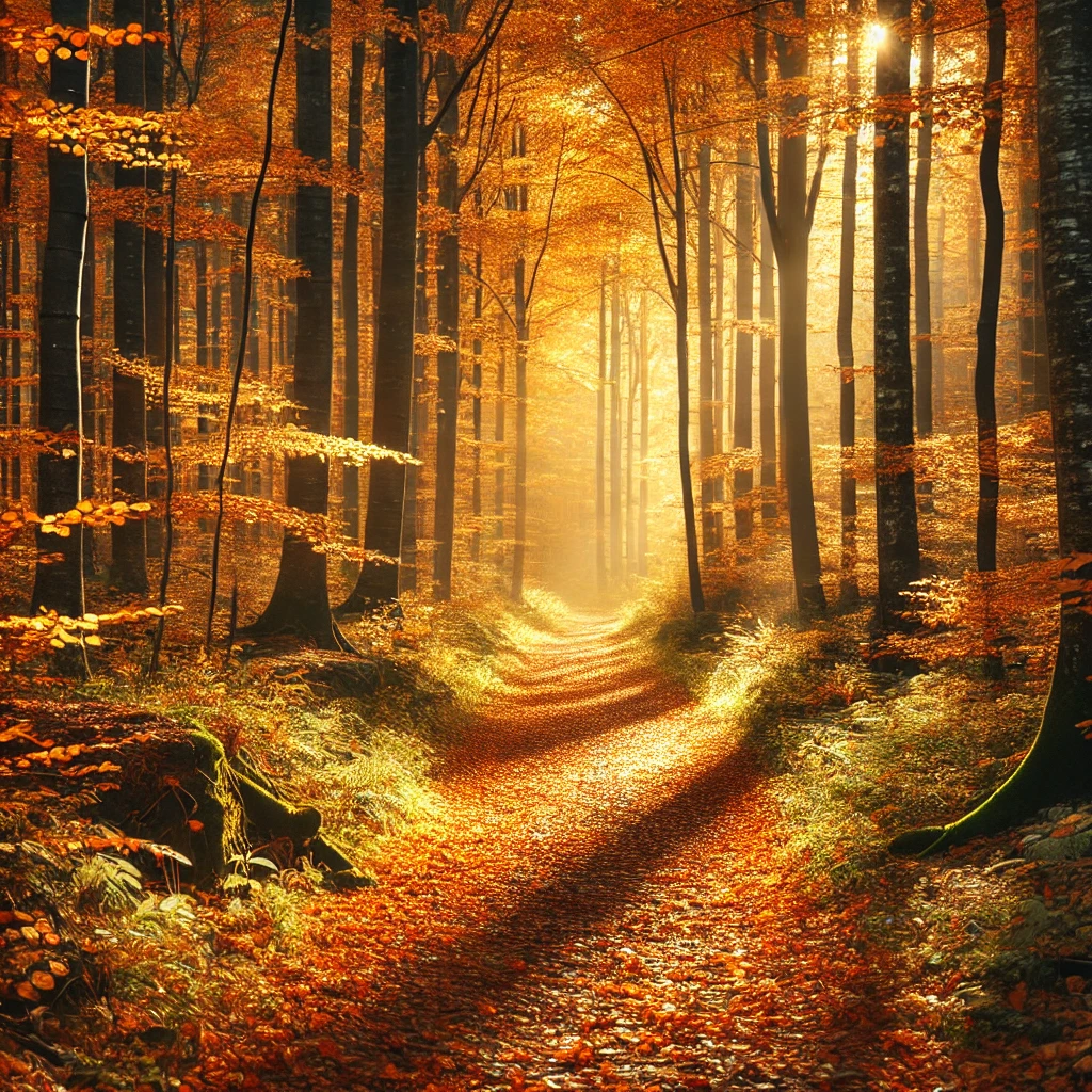 Golden Forest Path