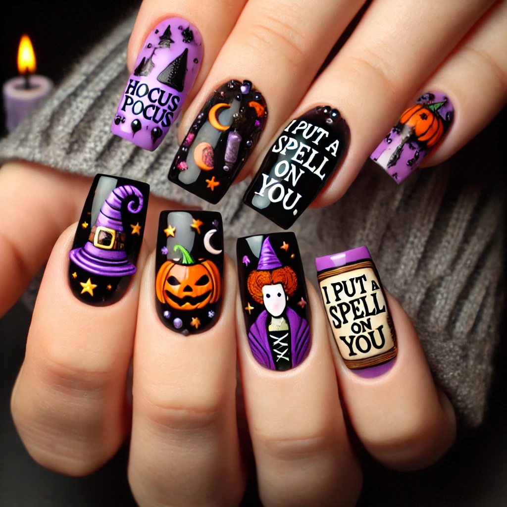 Hocus Pocus Nails