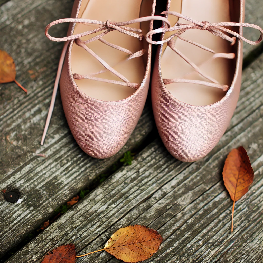 Lace-Up Flats Romantic and Functional