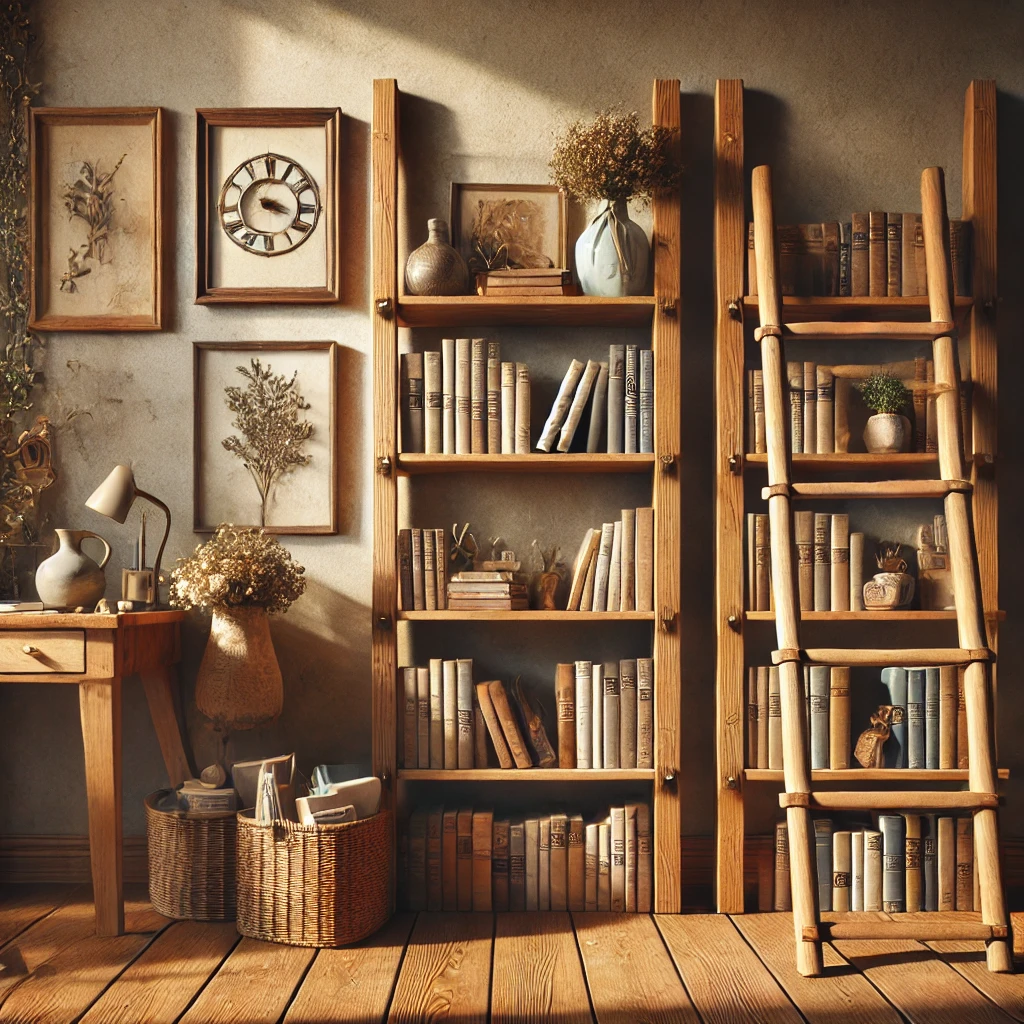 Ladder Bookshelves