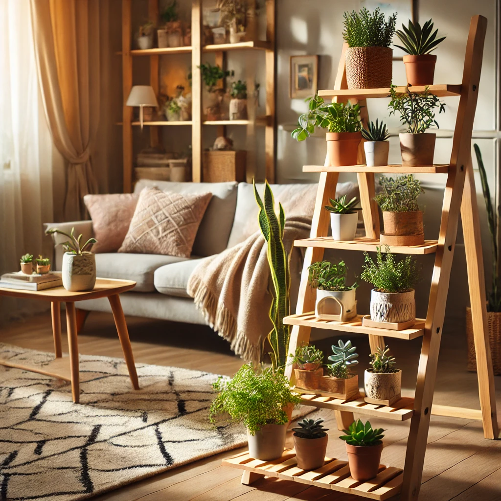 Ladder-Style Plant Stands