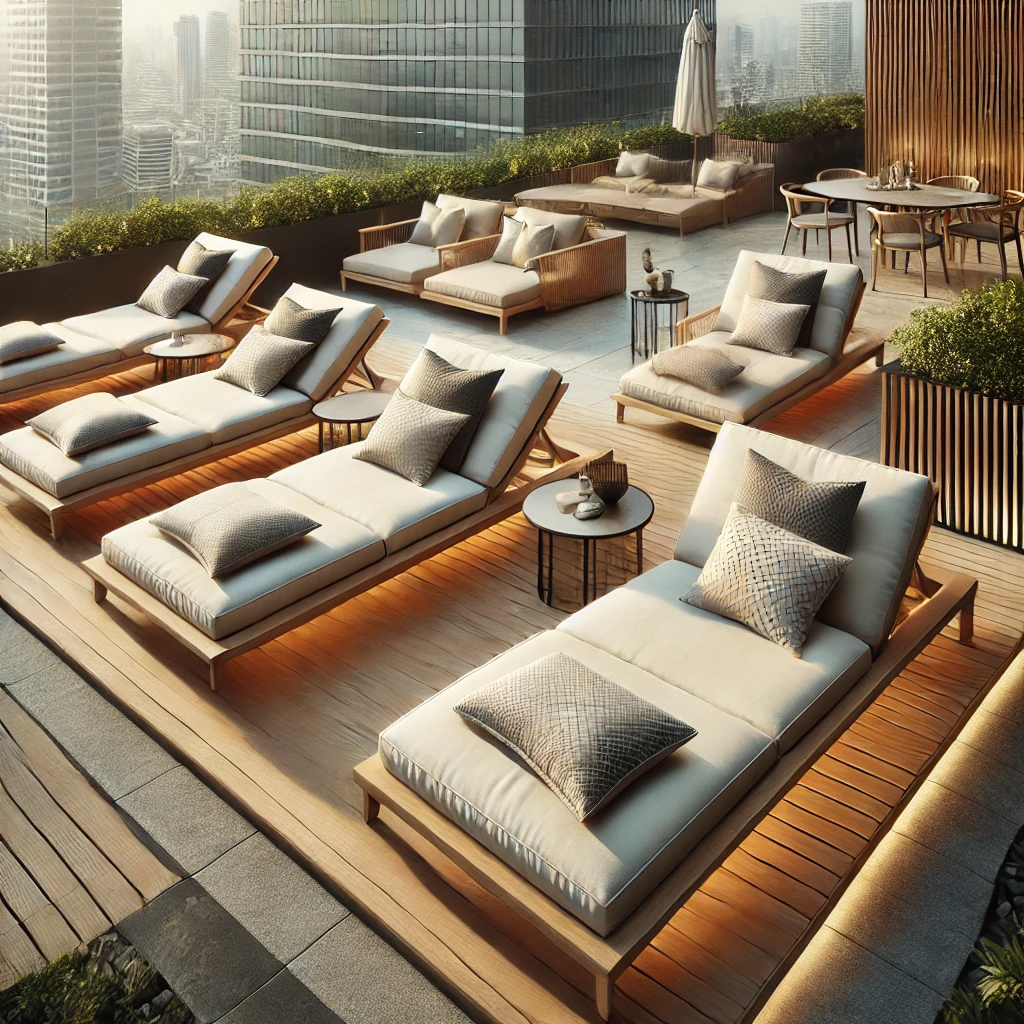 Luxury Outdoor Chaise Lounges