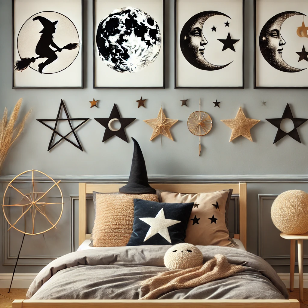 Moon and Star Wall Art