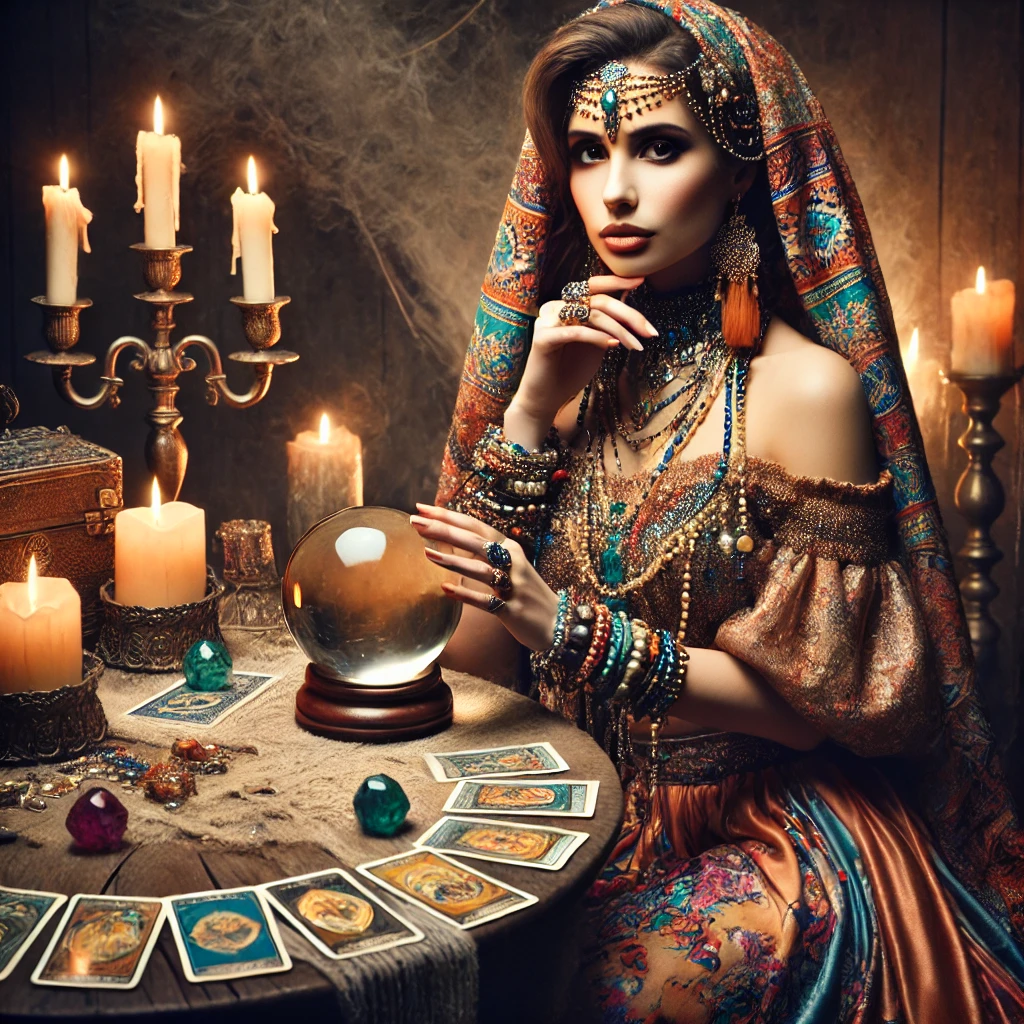 Mystical Fortune Teller Mysterious and AlluringMystical Fortune Teller Mysterious and Alluring