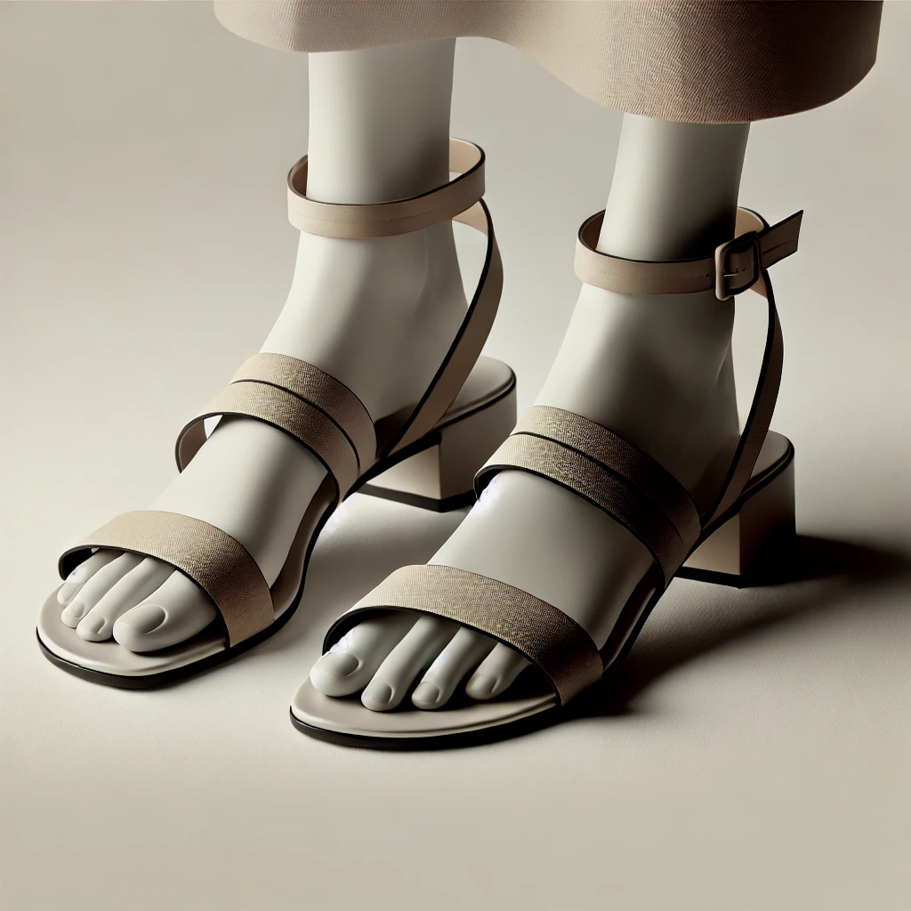 Peep-Toe Sandals for a Flirty Finish