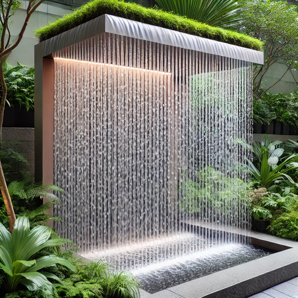 Rain Curtain Waterfall