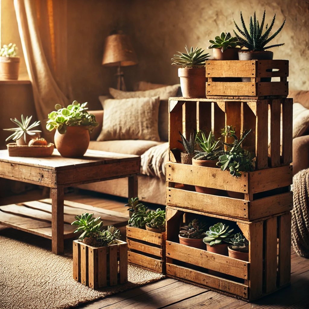 Rustic Wooden Crates