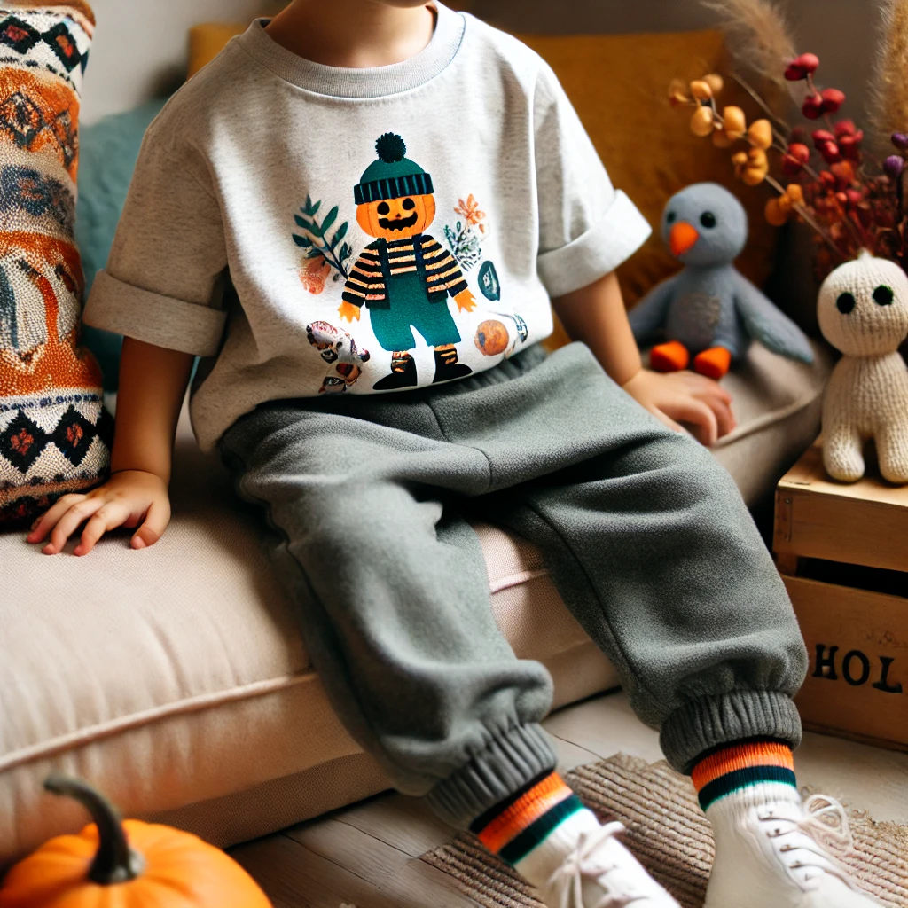 Sweatpants with Graphic Tees