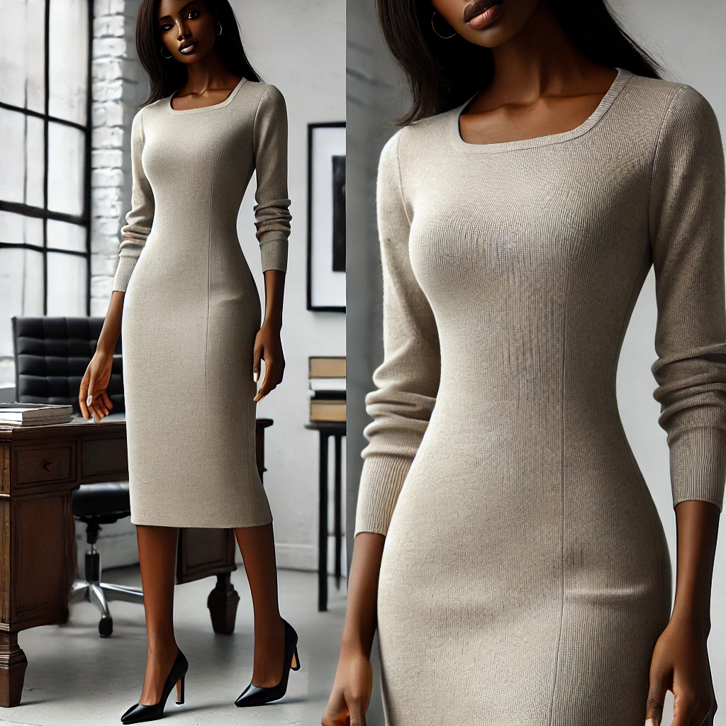 Tailored Midi Dress