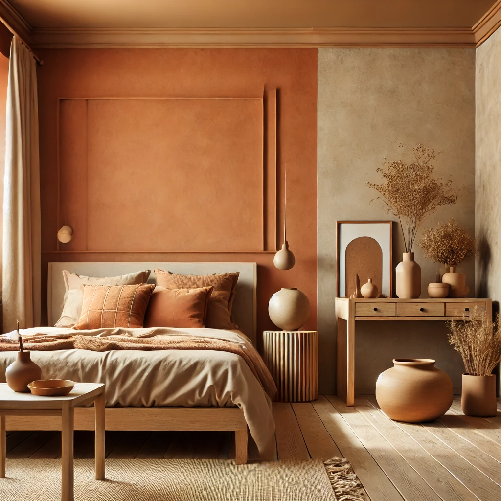 Terracotta and Beige