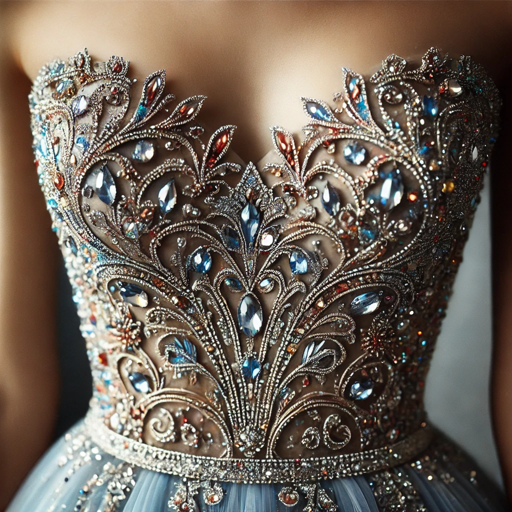 The Glam of a Beaded Dress